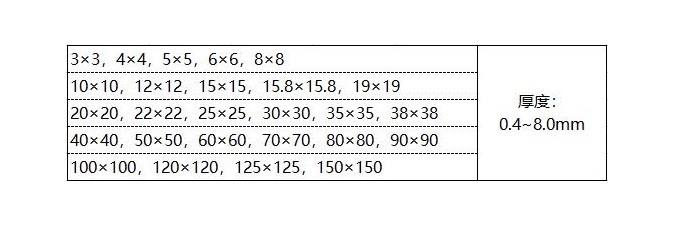 304不銹鋼管規格參數